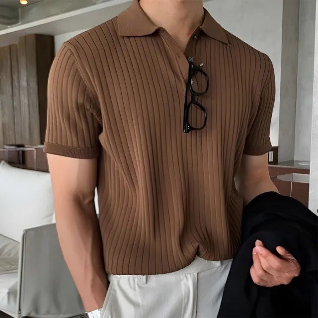 Brown Knitted Collar